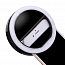 Кольцевая лампа-подсветка для селфи на телефон RING-01 черная