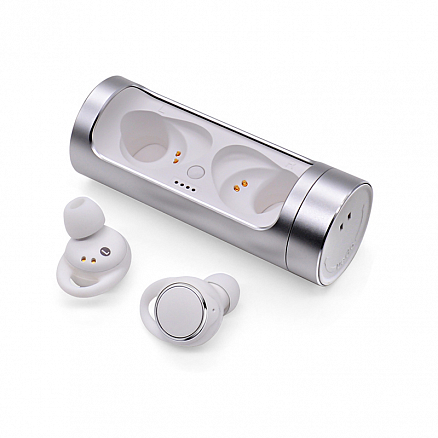 Наушники беспроводные Bluetooth WiWU EarStud 5.0 вакуумные с микрофоном белые