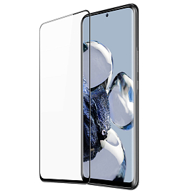 Защитное стекло для Realme C30, Realme Narzo 50i Prime на весь экран противоударное Dux Ducis 9D черное