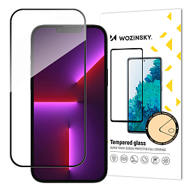 Защитное стекло для iPhone 14 Pro на весь экран противоударное Wozinsky Full Glue черное