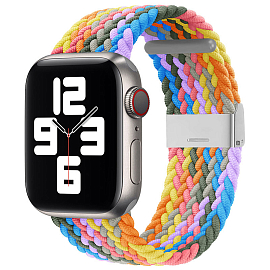 Ремешок-браслет для Apple Watch 2, 3, 4, 5, 6, 7, 8, SE, Ultra 42, 44, 45 и 49 мм текстильный Hurtel Fabric Multicolor